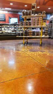 Skraffino concrete microtopping floor, Whole Foods Marekt San Mateo 04