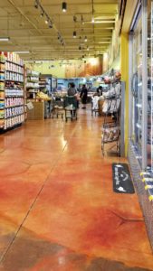 Skraffino concrete microtopping floor, Whole Foods Marekt San Mateo 05